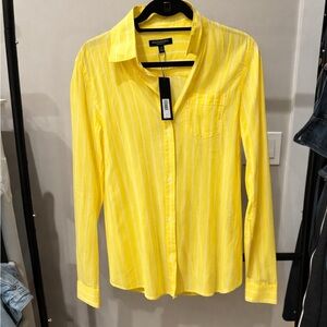 Banana Republic Yellow Button Down Shirt